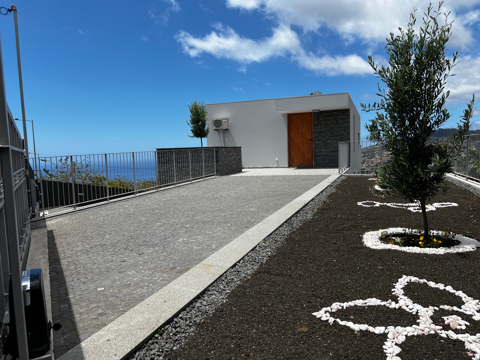 The Vibe villa exterior above Calheta